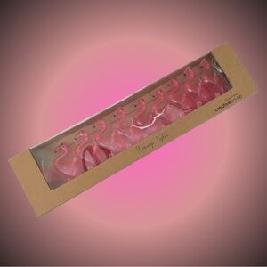 NIB creative co-op 10 light flamingo lights strand